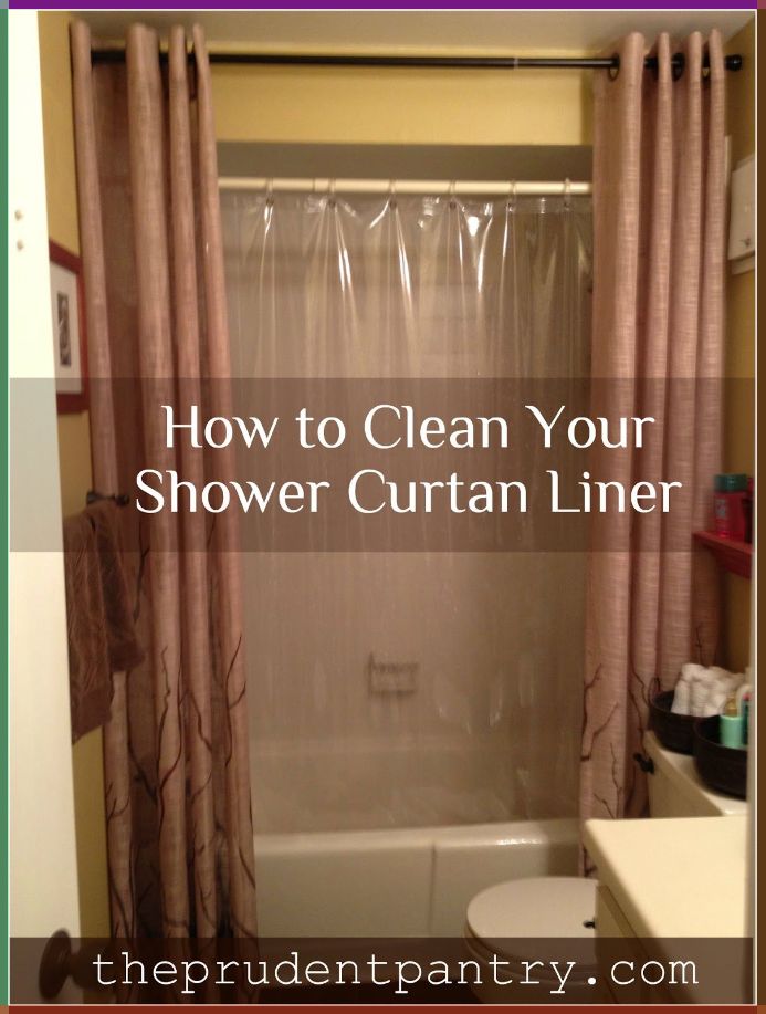How to Clean Shower Liner Curtain