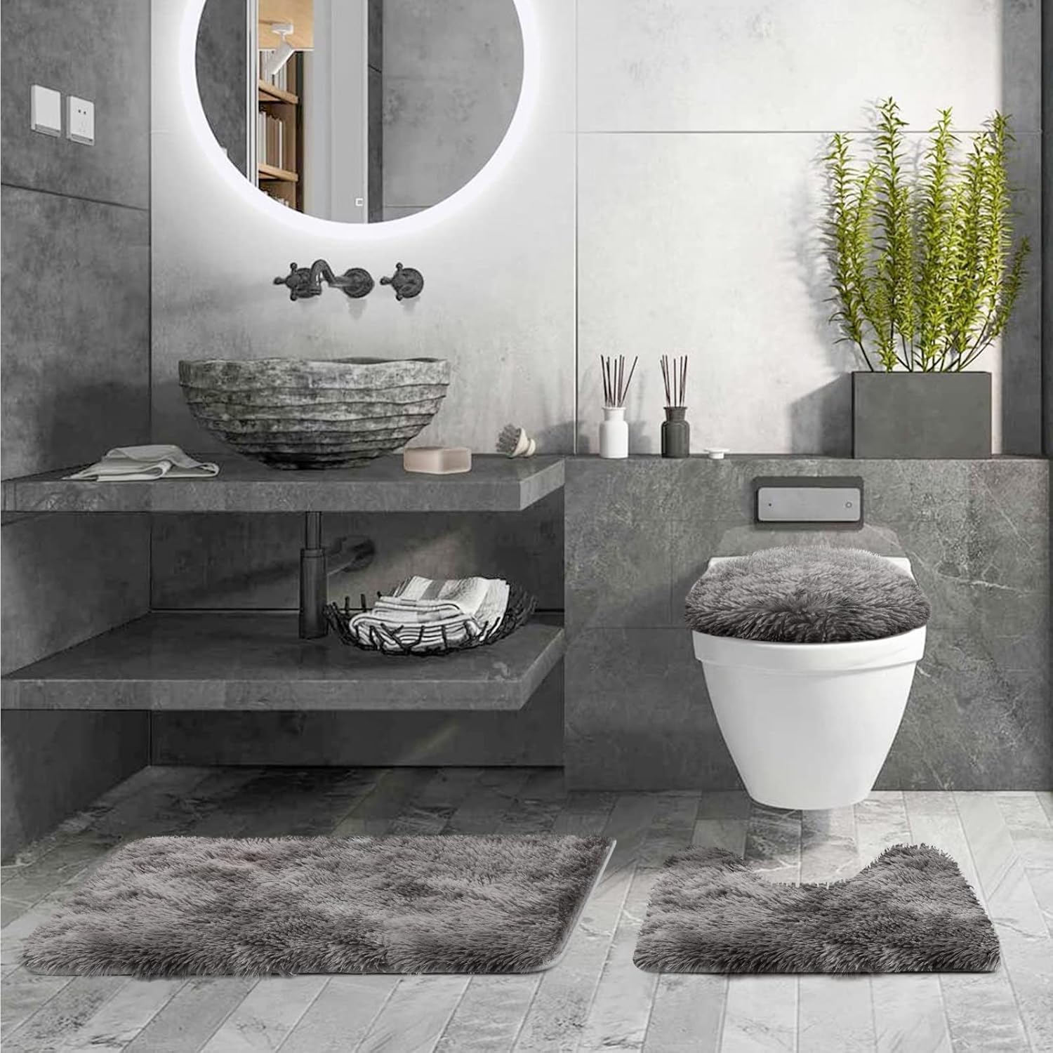 Bathroom Rugs With Contour