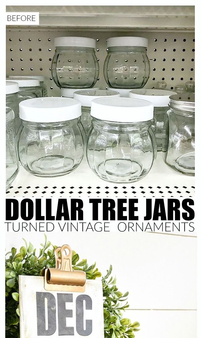 Dollar Tree Glass Candy Jars