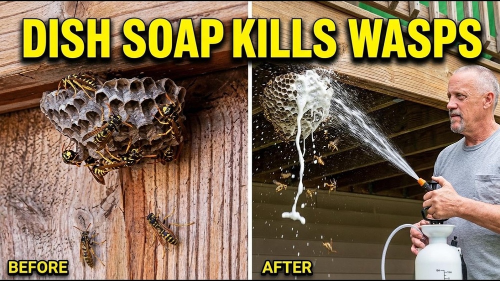Dish Soap for Killing Wasps