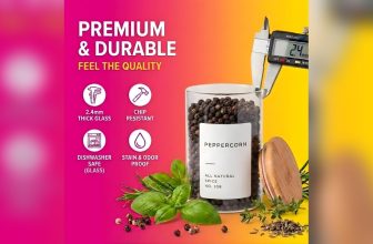 Thick Glass Spice Jars Small