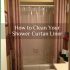 Washing Shower Curtain Liner
